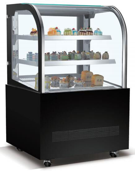 132L Refrigerated Pastry Display Case Ventilated Cooling Cake Display Case