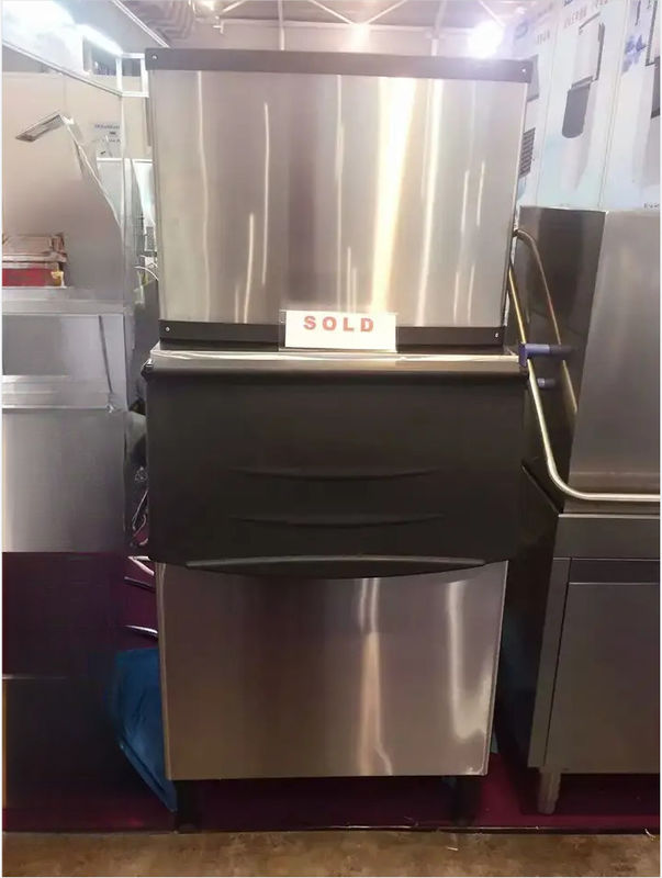 Automatic UV Sterilization Ice Machine SK-500P Hot Stainless Steel Small Dessert 500kg