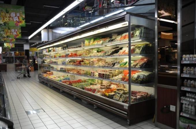 Black Clear Anodized Retrofit Glass Door For Open front Refrigerated Cabinets