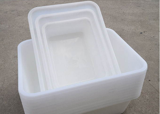 Food Grade Crate Supermarket Long Cutlery Square Tray Receiving Basin