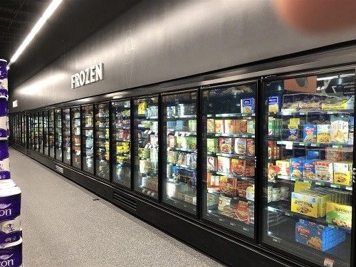 Low Temperature Freezer Glass Door For Supermarket Refrigeration