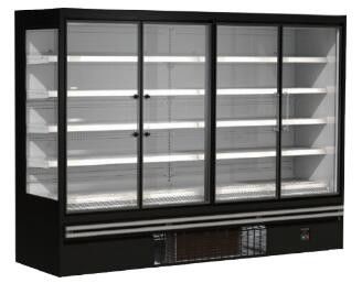 Plug in Upright Glass Door Chiller  2/3/4 doors For Supermarket Convenience Store R290