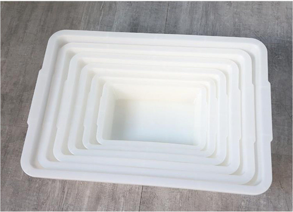 Rectangular Plastic Basket Ice Tray Spicy Basin Supermarket Storage Preservation Box