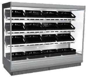 Remote Type Fruit Vegetable Open Merchandiser Open Display Case