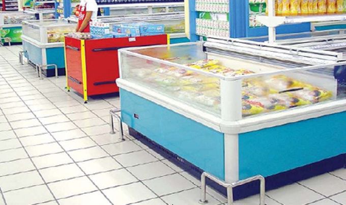 Remote Type Island Freezer Chest Display Freezer Sliding Glass Lid open top island freezer