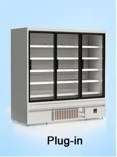 Stand Up Glass Freezer Plug In Type Upright Display Coolers