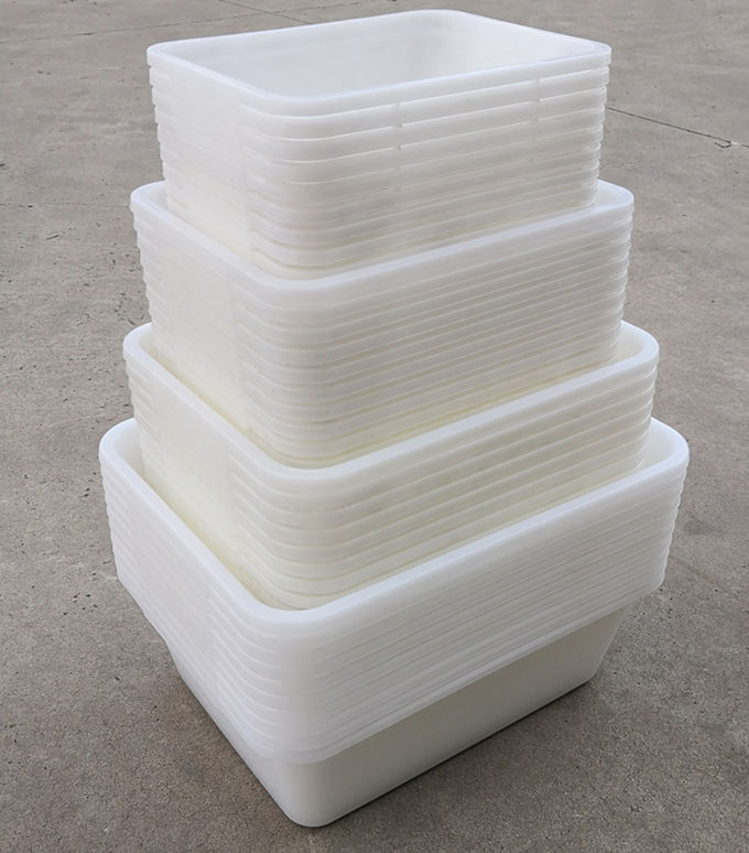 Thickened Plastic Rectangular Cold Storage Supermarket Special Turnover Tray Basket