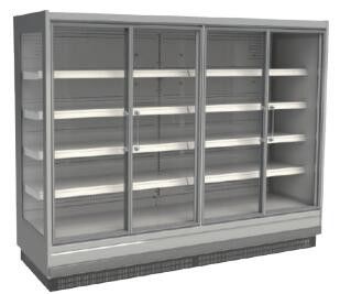 Upright Glass Door Cooler  R404A Remote Type 2/3/4/5 Doors